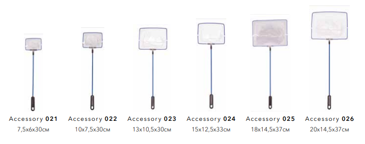 Cачок Barbus Accessory 021 с удлиненной ручкой 7,5*6*30см