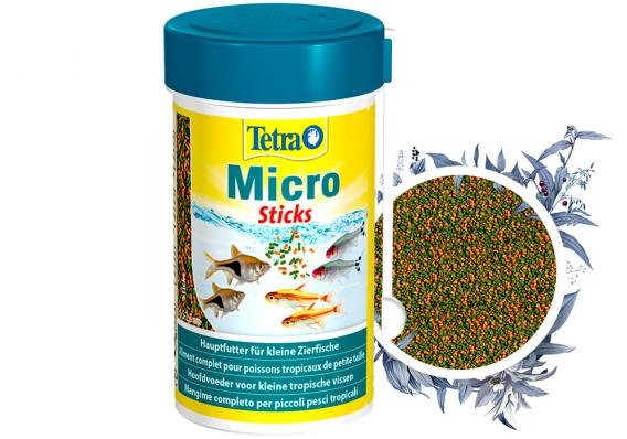 Корм для рыб Tetra Micro Sticks 100мл микро палочки