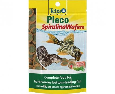 Tetra Pleco Spirulina Wafers 15г пакет