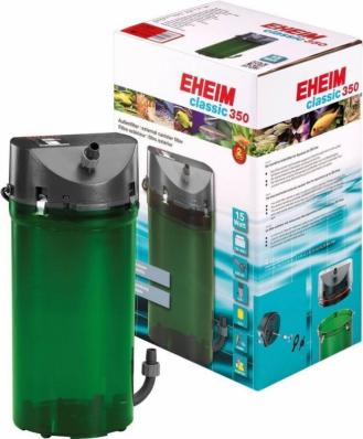 Внешний фильтр EHEIM classic 350 (2215020) с губками, для аквариумов до 350л (620л/ч)