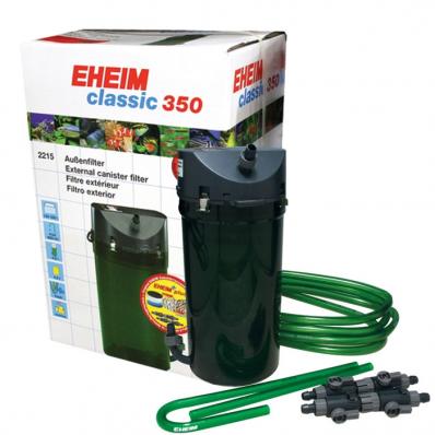 Внешний фильтр EHEIM classic 350 (2215050) с наполнителями, для аквариумов до 350л (620л/ч)
