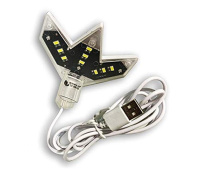 Аквариумный светодиодный светильник ALEAS X1 LEDx9, 4w, белый
