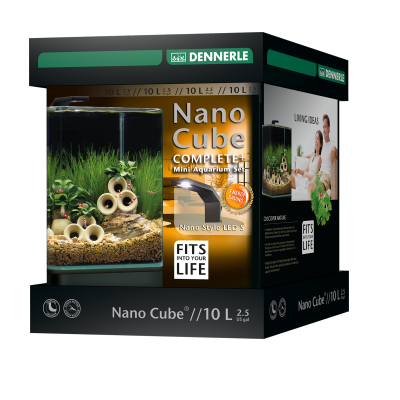 Аквариум Dennerle Nano Cube Complete PLUS на 10 л светильник Nano Style S