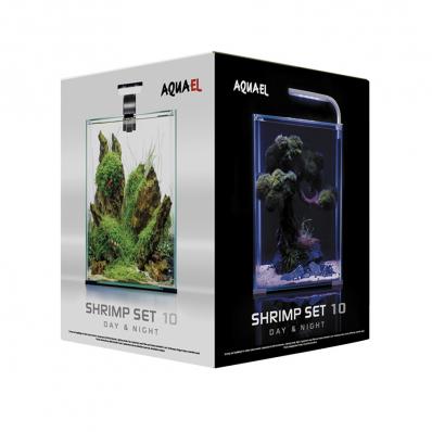 Aквариум SHRIMP SET SMART LED DAY&NIGHT 10, белый (10 л)