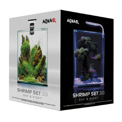 Aквариум  SHRIMP SET SMART LED DAY&NIGHT 30 / белый (30 л)