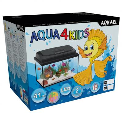 Аквариум детский AQUA4KIDS 40 фигурный, черный 20 л