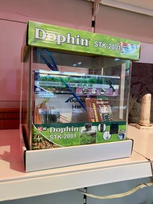 Аквариум DoPhin 10 литров с фильтром и светом — готовый комплект 6 в 1