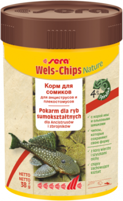 Корм для рыб SERA Wels Chips 100 мл (38 г)