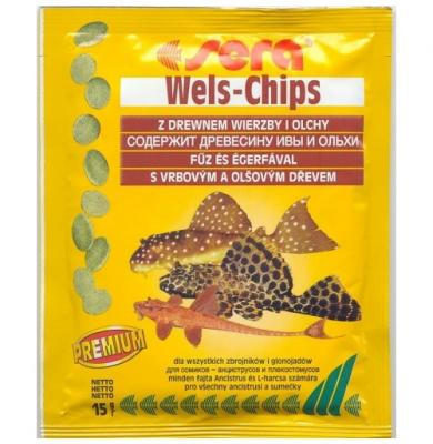 Корм для рыб SERA Wels Chips 15 г