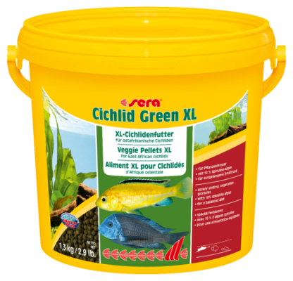 Корм для рыб SERA Cichlid Green XL 3,8 л (1,3 кг)